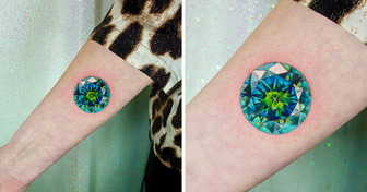 An Artist Does Radiant Tattoos That Can Be a Gemstone on People’s Bodies