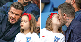 David Beckham Explains Why He Kisses His 11-Year-Old Daughter on the Lips