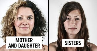 A Photographer Combines Portraits of Family Members to Prove How Amazing Our Genes Are
