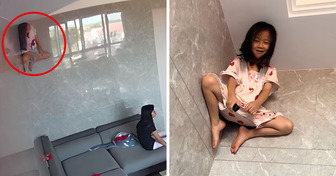 A Mom Finds Her Daughter Stuck to the Wall While Watching TV