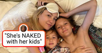 People Go Wild Over Kate Hudson’s Shirtless Pic With Her Kids