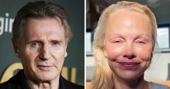 Single Liam Neeson Admits Being “Madly in Love” With Pamela Anderson, and the Actress Reacts