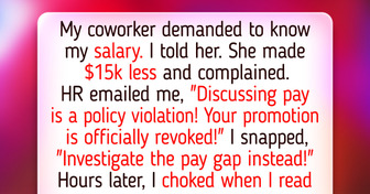 I Revealed My Salary to a Coworker—Now HR Canceled My Promotion