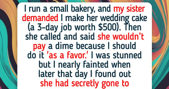 I Refused to Bake My Sister’s Wedding Cake for Free
