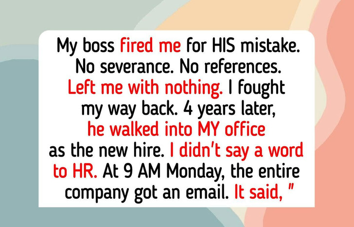 I Refuse to Work With the Boss Who Destroyed My Career —Or Keep My Mouth Shut