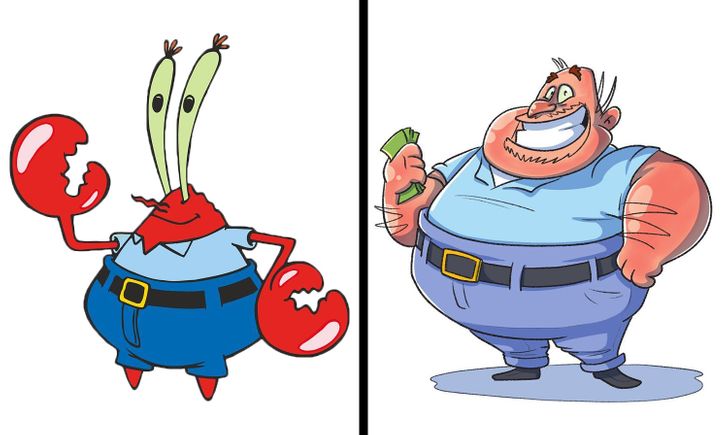 all spongebob characters as humans