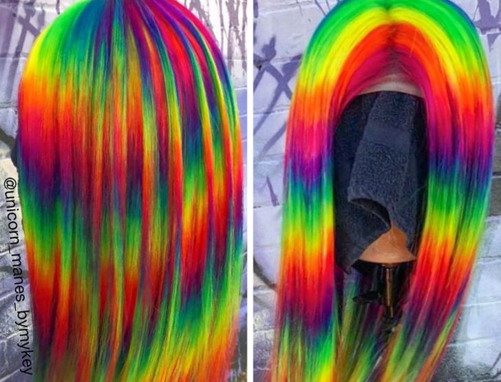 An Australian Hairstylist Turns Hair Into Unicorn Manes and Gives People a Dose of Rainbow