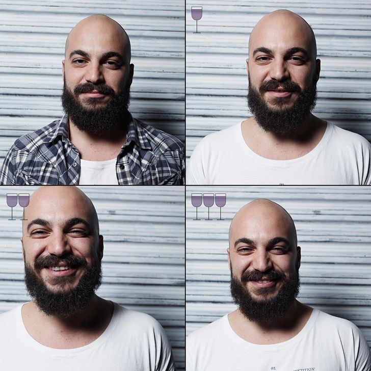 Photos That Show How We Look after 1, 2 and 3 Glasses of Wine