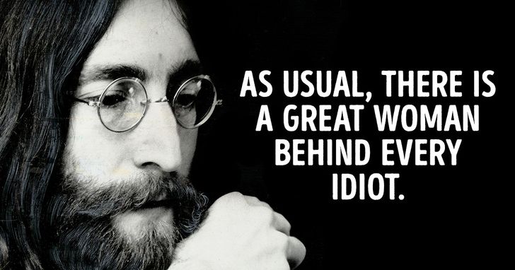 John Lennon 's quote about . As usual, there is a…