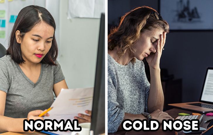 What It Means When Your Nose Feels Cold