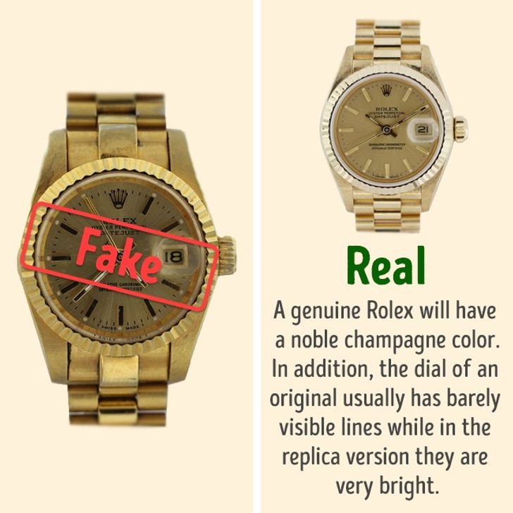 how to know the real rolex watch