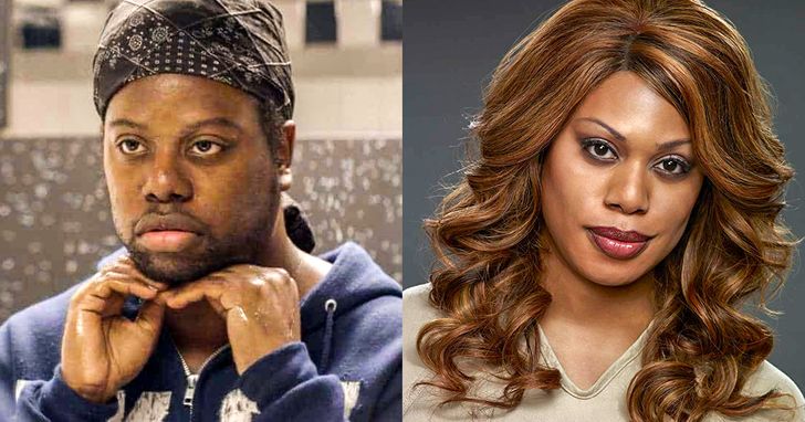 Left: M Lamar Right: Laverne Cox actors