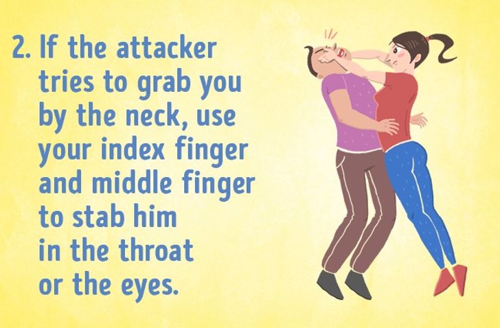 7 Self Defense Techniques That Can Save Your Life Bright Side