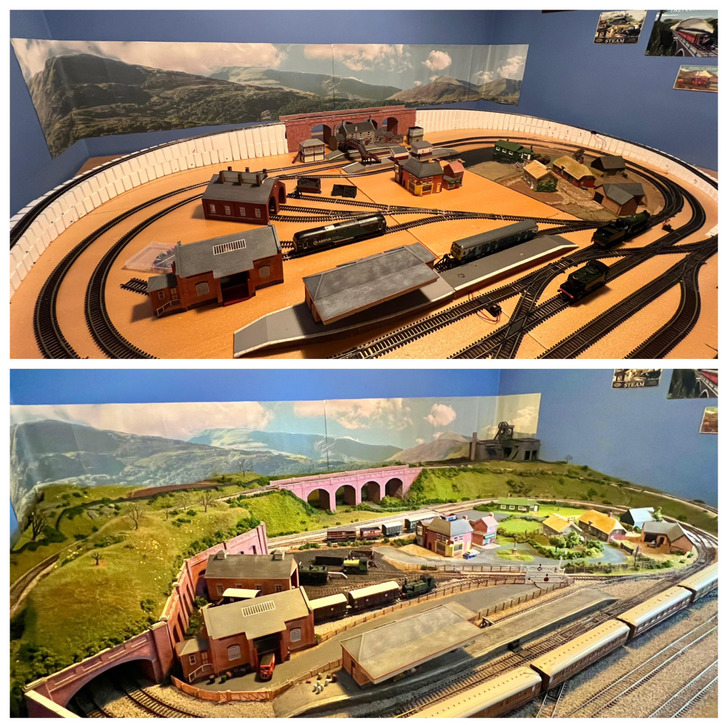 One Year of Progress, and Hills Made From Chicken Wire and Papier-Mâché