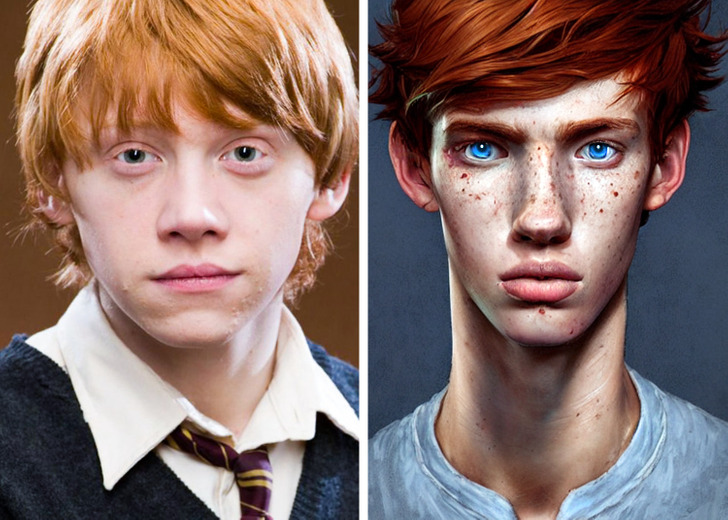 We Used AI to See What “Harry Potter” Actors Actually Look Like, According  to the Books