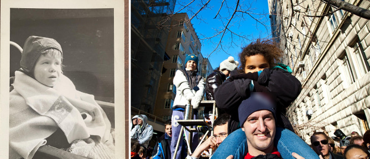 Kids on Shoulders: 1947 and Now