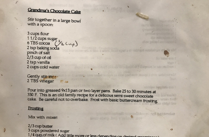 Grandma’s Depression-Era Chocolate Cake, Made With No Eggs and No Milk