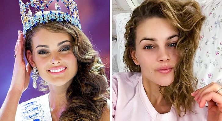 This Is How Beauty Queens Look on the Catwalk Versus in Real Life