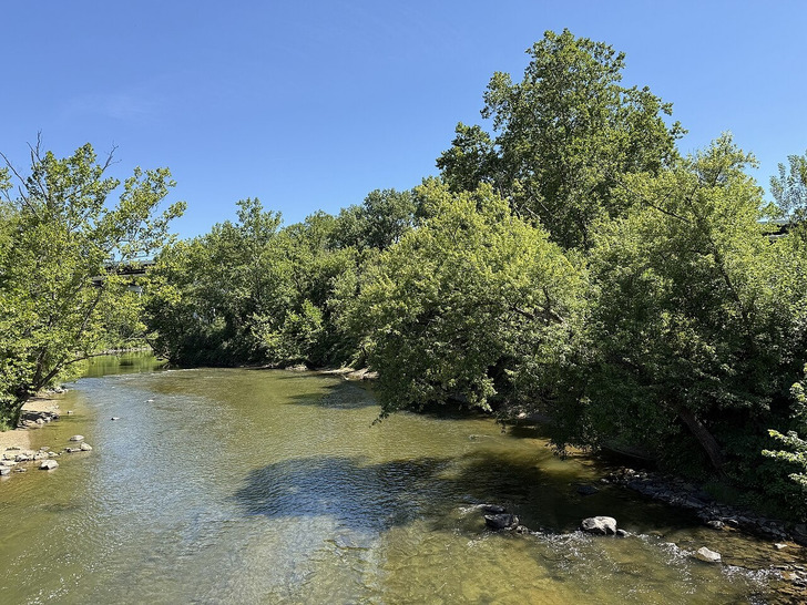The Cuyahoga River from Boston Mill Visitor Center today