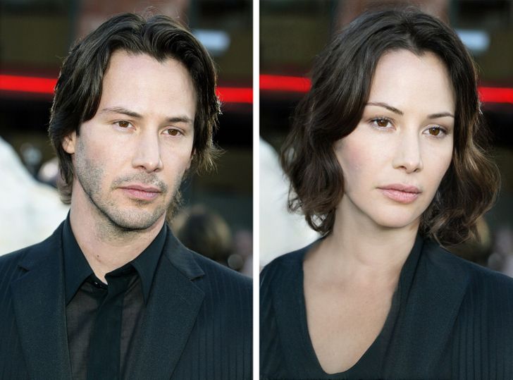 Keanu Reeves as woman