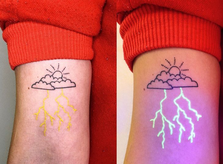 An Artist From Australia Makes Glowing Tattoos That Come Alive in UV Light  and Look Like