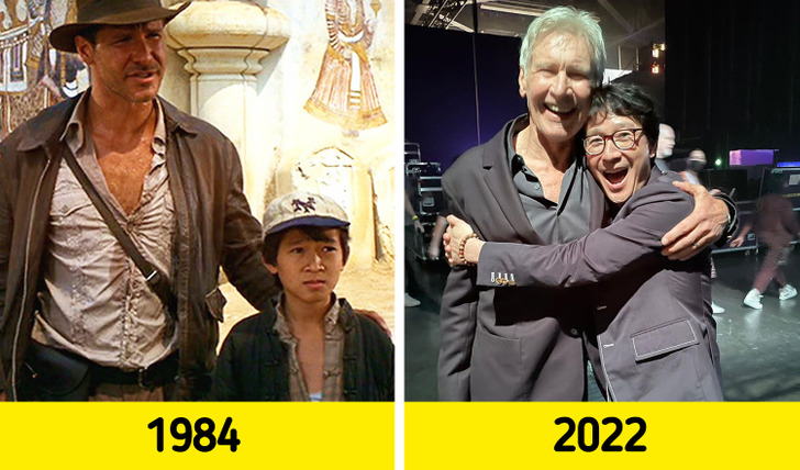 Ke Huy Quan Surprises Harrison Ford on 'Indiana Jones 5' Red Carpet