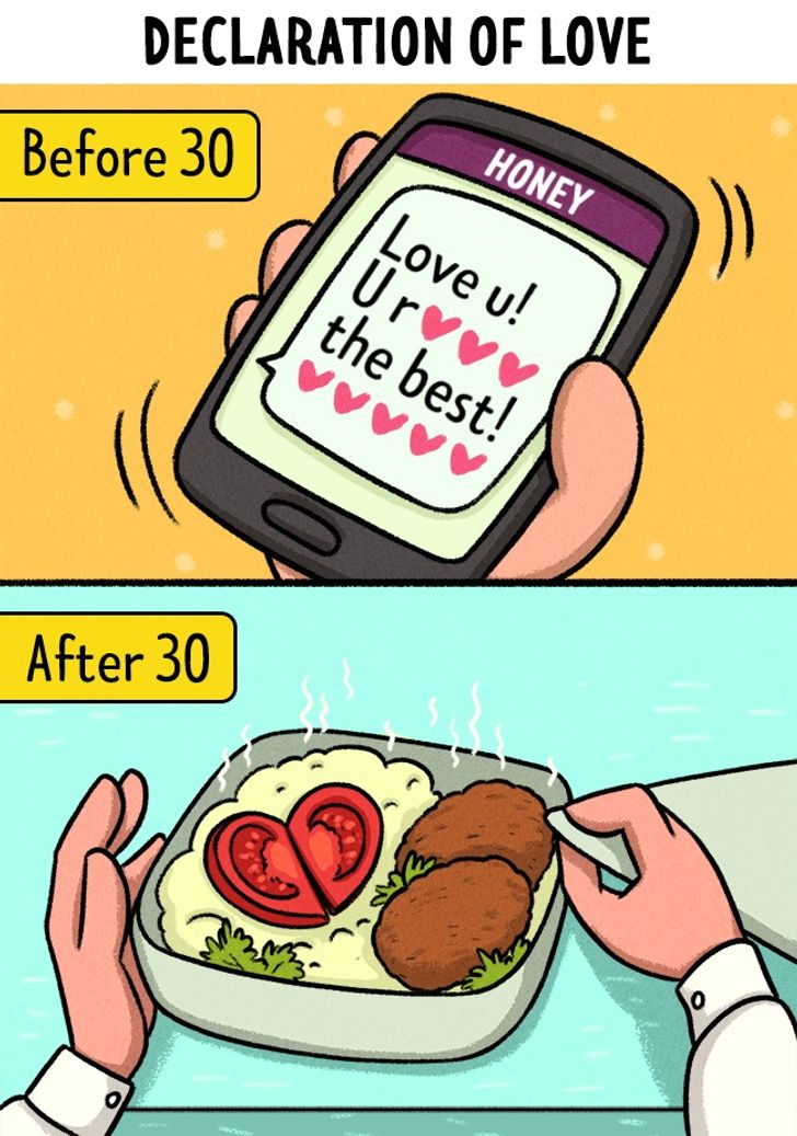 13 Comics Showing What Love Looks Like Before and After 30