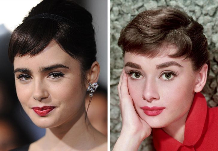 audrey hepburn celebrity look alike