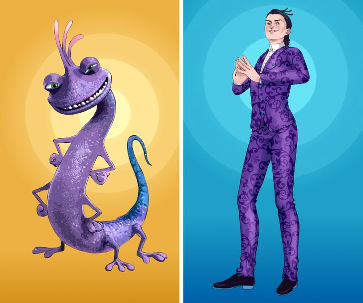 monsters inc human form