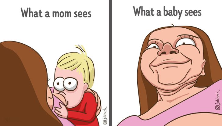 An Artist Is Shaping the Way We See Motherhood in 10+ Illustrations