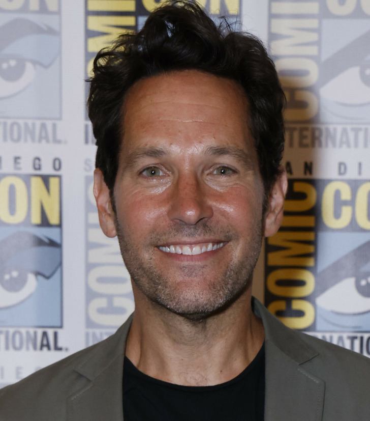 Paul Rudd attends a press line for Marvel Studios on day three of Comic-Con International.