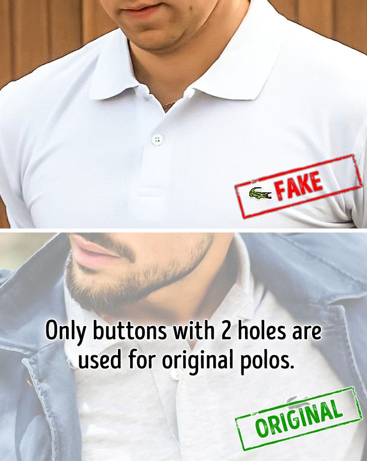 fake lacoste polo vs real