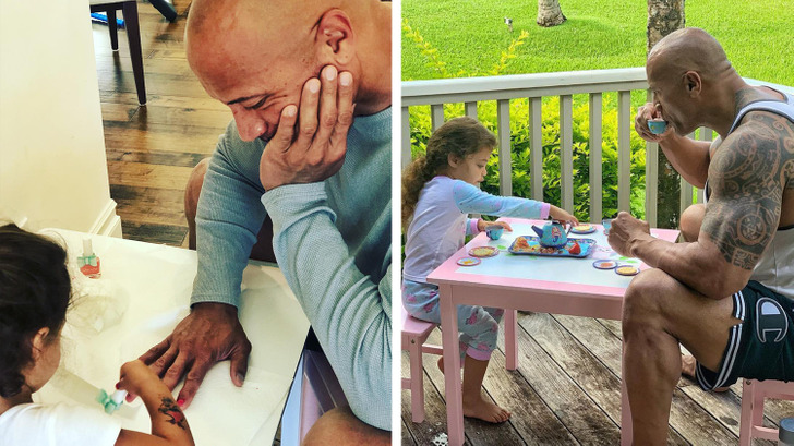 From His First to Third Daughter, Dwayne Johnson Reflects on His Parenthood  Journey: “Being a Dad Is My Priority” / Bright Side