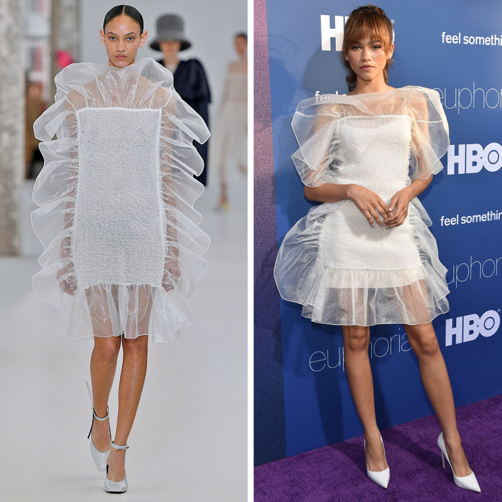 15 Times Celebrities Donned Runway Outfits on the Red Carpet, and It’s Hard to Decide Who Wore It Better