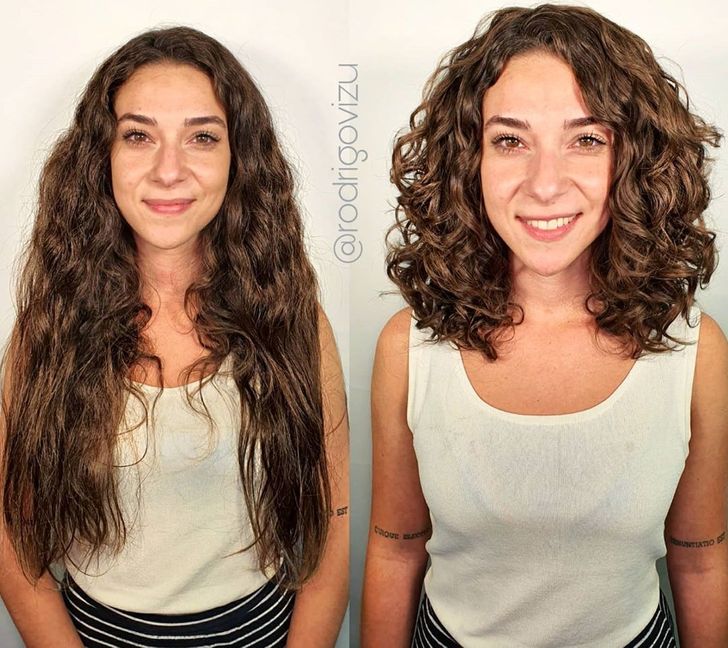 A Hair Stylist From Brazil Turns Shapeless Long Hair Into Elastic Curls