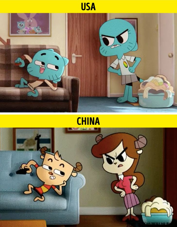 What Our Favorite Cartoons Look Like In Other Countries Bright Side