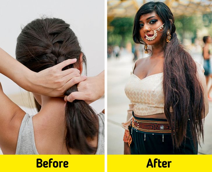 Long layer haircut on Indian Women for beautiful Long Hair 😍😍 - YouTube
