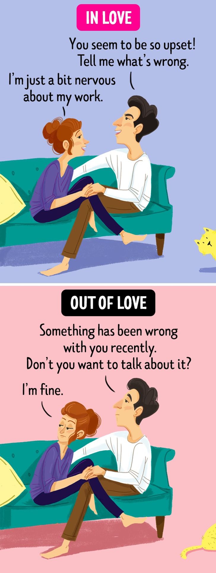 8 Things Women Do When Out of Love