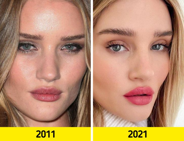 17 Pairs of Photos That Show How the Faces of Top Models Change With Time