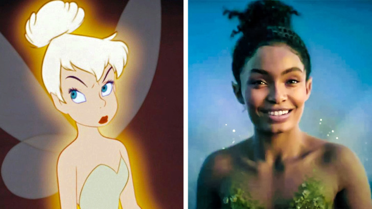 Si duken princeshat e Disney në karikaturat kundër versioneve të drejtpërdrejta
