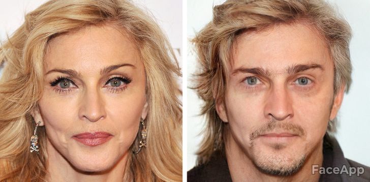 famous men who look like women