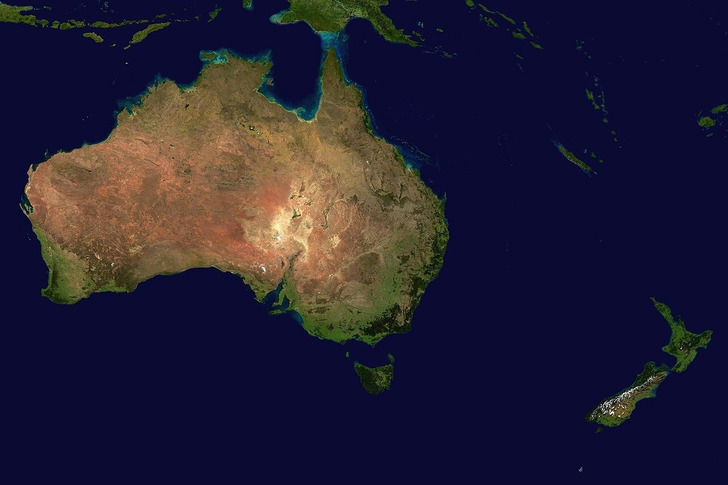 Australia from space