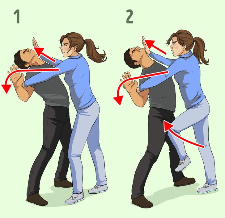 self defense moves step by step