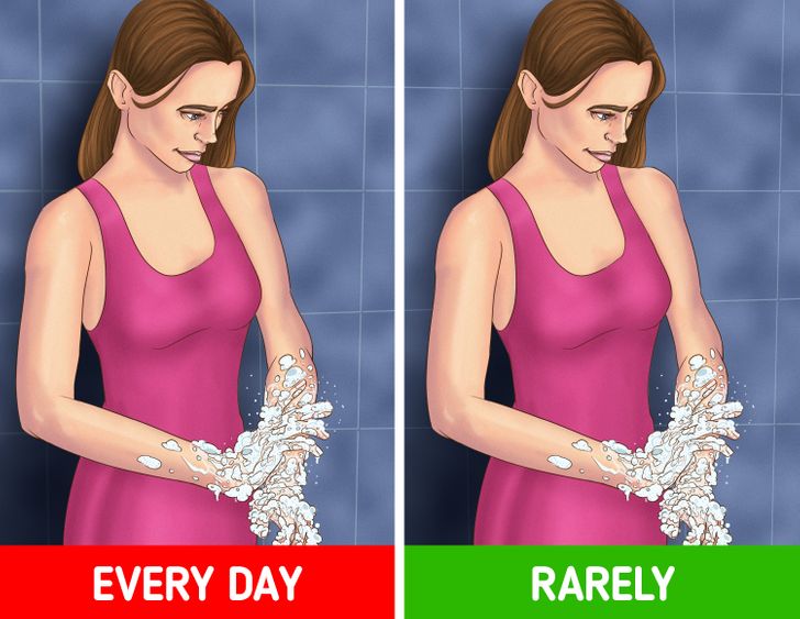 6 častí tela, ktoré by ste mohli pri kúpaní nesprávne umývať