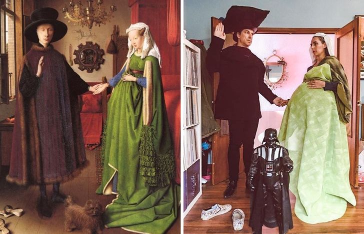 A Museum Asks People to Recreate Their Favorite Paintings Using Only 3 ...