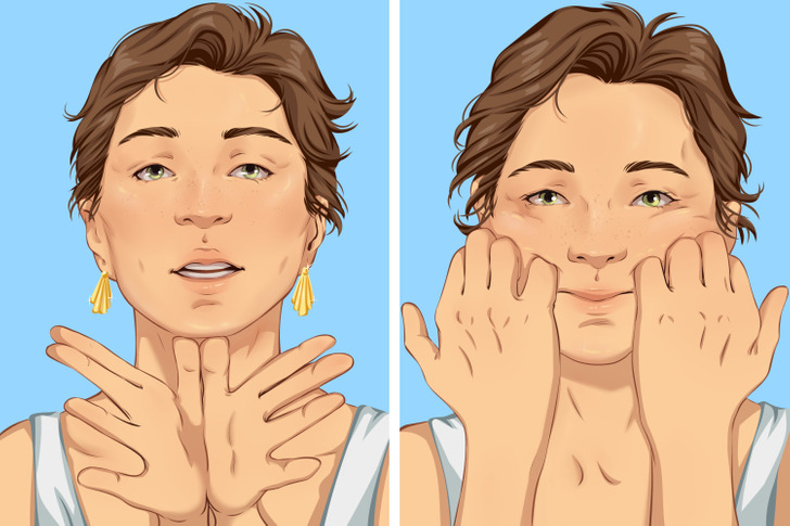 8 Effective Exercises to Slim Down Your Face / Bright Side