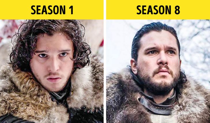 Game of Thrones' Characters on Season One Compared to Season 8