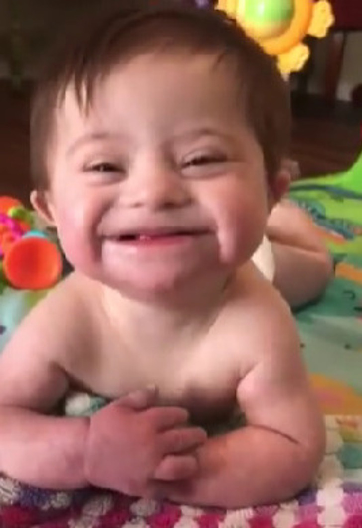 Baby With Down Syndrome Gives Mom His First Smile and Captures Millions of Hearts in a Viral Video
