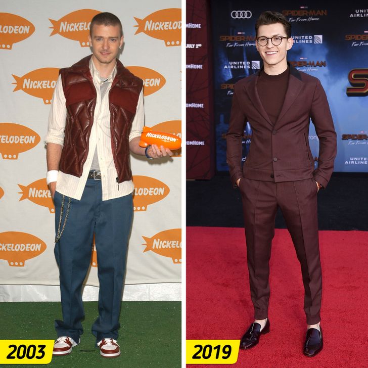 How 15 Same-Age Pairs of Celebs Looked on Red Carpets in the 2000s vs Now