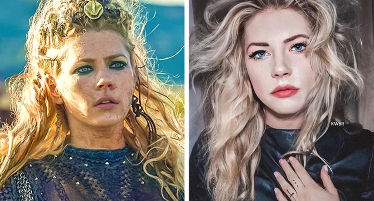 The cast of Vikings in real life